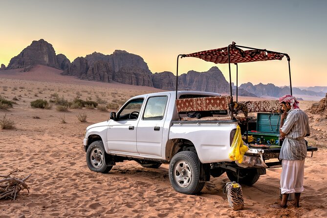 2-Day Private Tour Petra, Wadi Rum and the Dead Sea from Amman - Wadi Rum Protected Area: desert views plus optional 4x4 fun