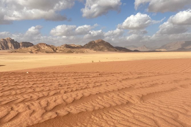3-Day Group Tour to Petra, Wadi Rum and northern Jordan from Amman/Dead Sea - Day 1: Aqaba market break, then Wadi Rum Valley of the Moon