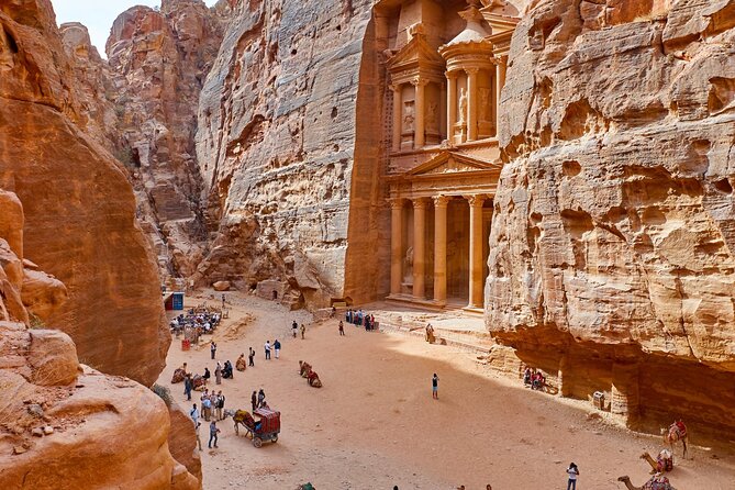 4-Days Tour of Jerash, Petra, Wadi Rum & Dead Sea from Amman - Day 2: Madaba map, Mount Nebo views, Baptism Site descent, then the Dead Sea