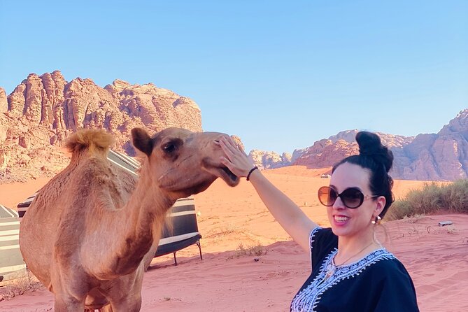 4 Hour Jeep Tour (morning or sunset) - Wadi Rum Desert Highlights - Red Sand Dune stop: the climb looks easy, your legs may disagree