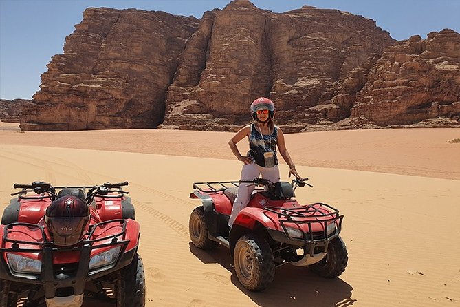 4-Night Jordan Wonders Amman Hotel:Petra,Wadi Rum,Aqaba& Dead Sea - Wadi Rum by 4x4: a classic 2-hour jeep ride through red dunes and canyons