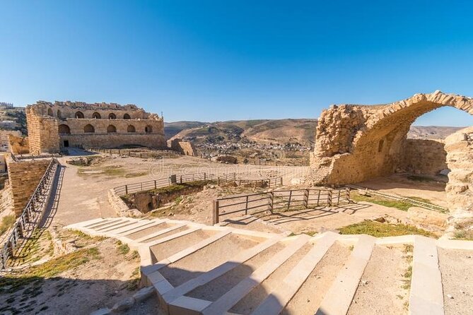 5 Days Private Jordan All Inclusive Tour - Karak fortress: crusader walls, arrow slits, and underground rooms