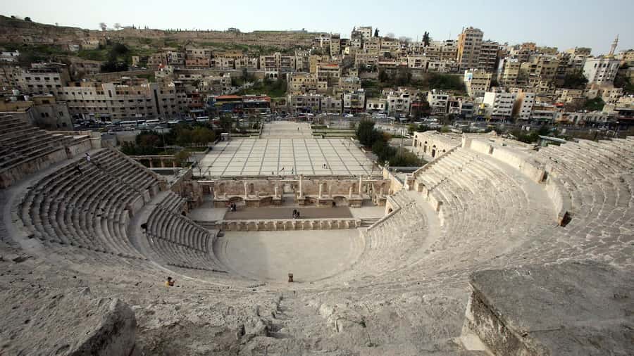 Amman City Tour From Amman - King Abdullah I Mosque: Blue Dome Geometry, Lantern Chandelier, and Non-Muslim Visits