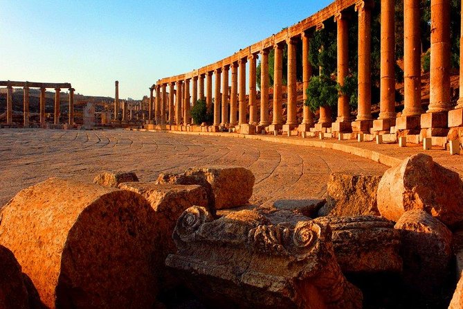 Amman - Jerash - Ajloun - Amman - Jerash Ruins: Oval Plaza, temples, and the Roman-meets-local vibe
