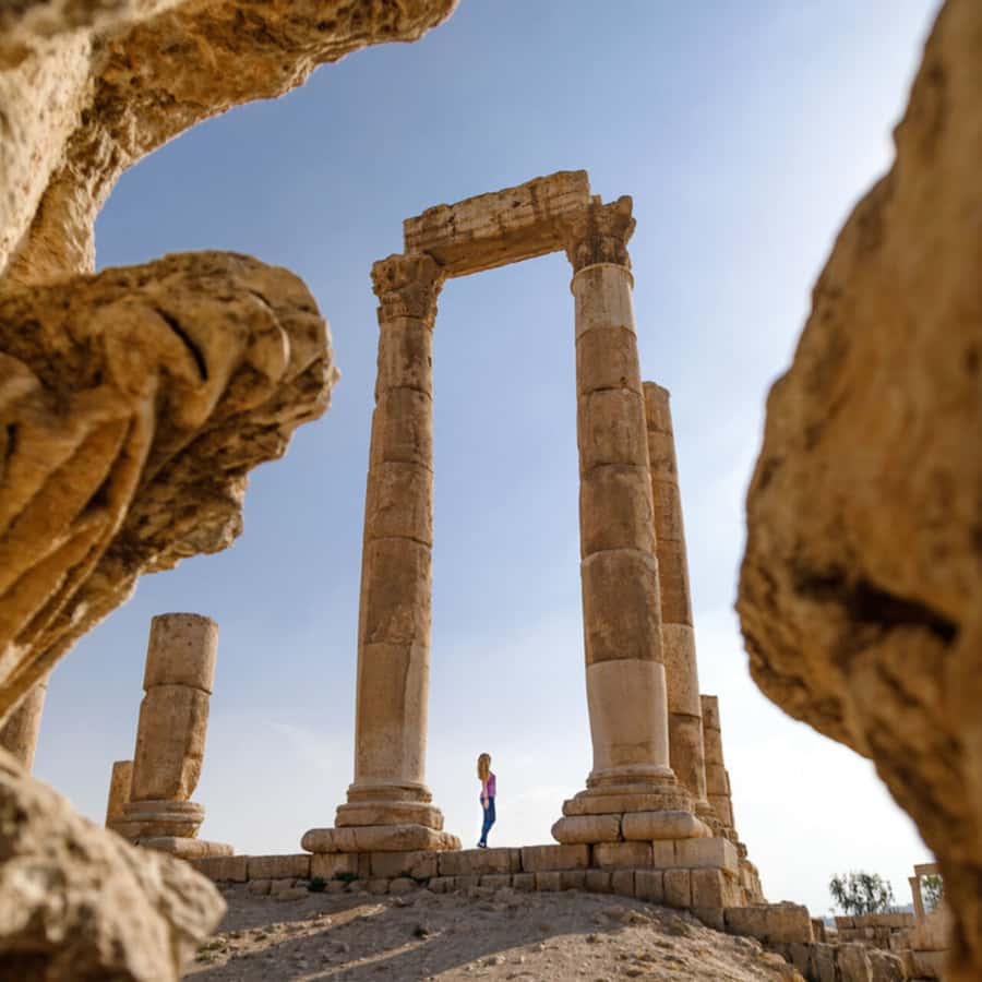 Amman: Private Sightseeing City Tour - King Abdullah I Mosque: The Blue Dome Moment Plus Easy Nearby Sights