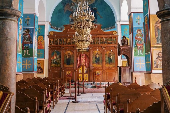 Day Tour Madaba , Mount Nebo and Baptism site From Amman - Saint John the Baptist Roman Catholic Church, Bell Tower Views and Underground Learning