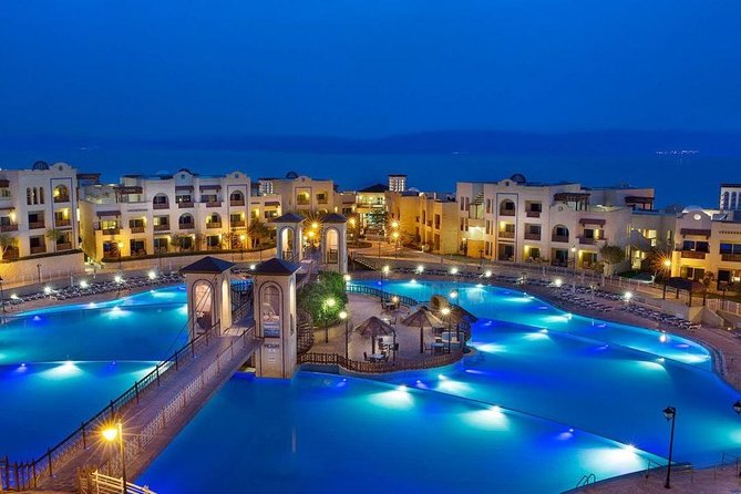 Day use with Lunch at a Dead Sea Resort Private transportation - Lunch, Pools, and Your Post-Mud Break
