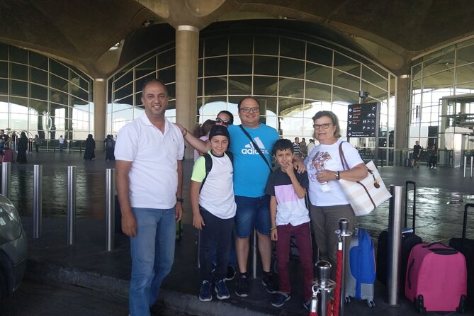 Elite Transfers : Queen Alia Airport to Any Destination in Jordan - Meeting your driver at arrivals, with your name on the sign