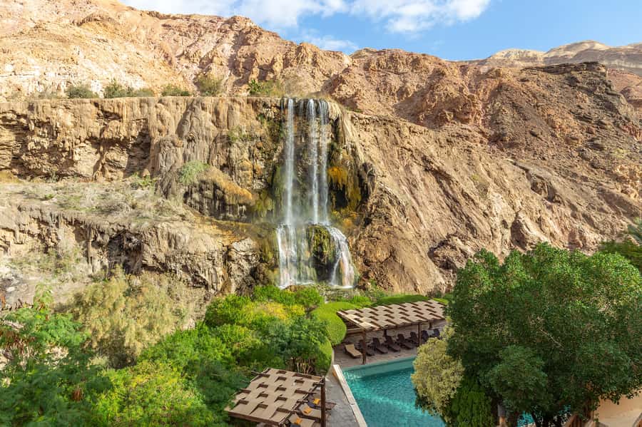 From Amman/Dead Sea: Half day tour to Ma’in Hot Springs - Public baths at Hammamat Main: pools, waterfalls, and what you can actually do