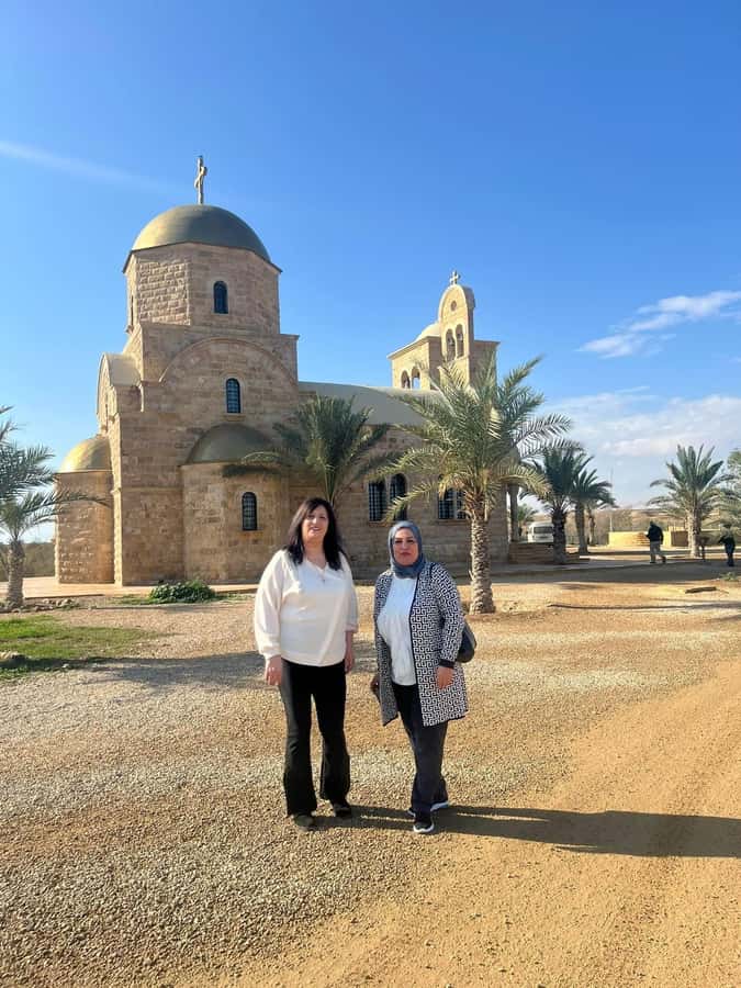 From Amman:Full day Madaba, Mount Nebo and Baptism Site Tour - Mount Nebo basilica at 817 meters, Moses’ view and Byzantine mosaics