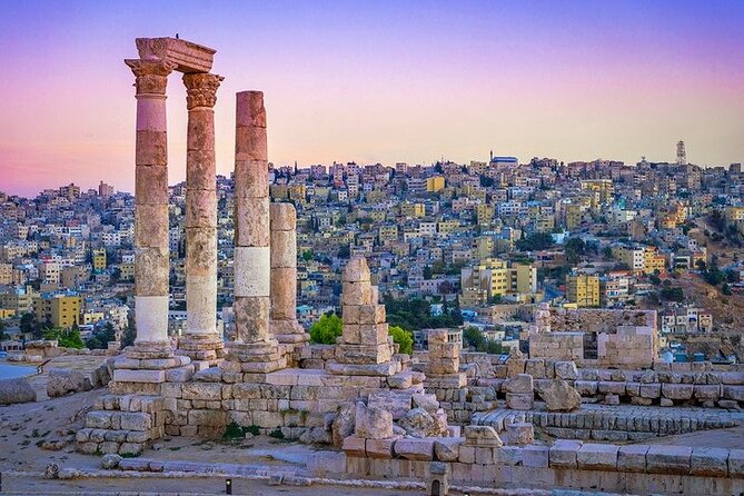 From Amman: Full-Day tour Amman city tour and desert castles - Quseir Amra: the desert palace stop with strong location clues