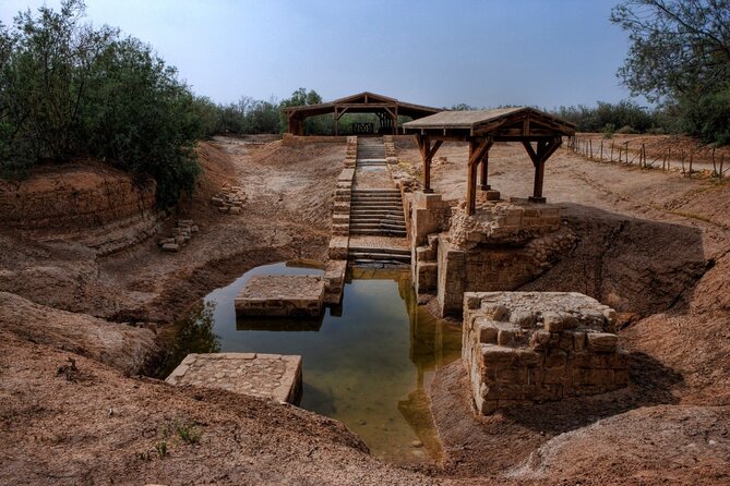 From Amman :Private Full day Dead sea and baptism site Tour - The Baptism Site of Jesus: 300 Meters Down and Quietly Moving