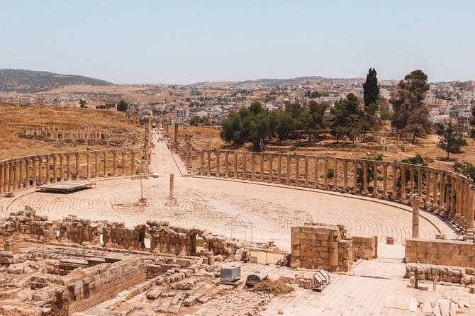 From Amman :Private full day tour to Jerash ,Ajoune and Um Qais - Jerash’s Roman streets, plus time to breathe