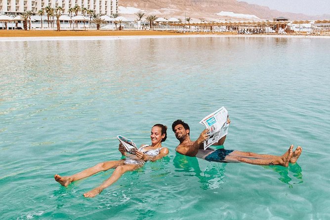 FROM AMMAN | Round Trip To Dead Sea | Lunch & Admission fees included - Your Beach Base at Dead Sea Amman Tourist Beach