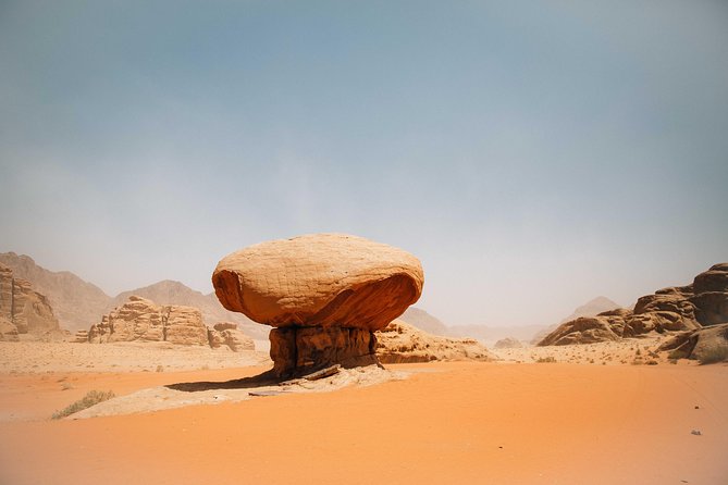 From Aqaba: Wadi Rum Desert Tour with taxi transfers from Aqaba - Mushroom Rock and Aby Khashaba Canyon in One Efficient Route