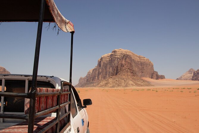 From Aqaba: Wadi Rum Desert Tour with taxi transfers from Aqaba - Wadi Rum Protected Area: Your 4 Hours of Big Stops