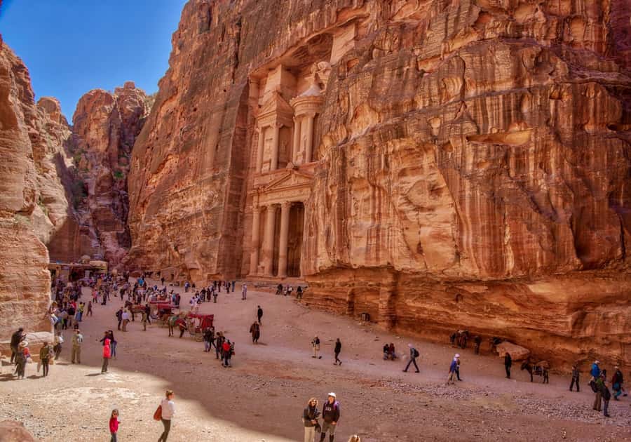 From Eilat: 2-Day Petra & Wadi Rum Tour with Camp Stay - Lunch in Petra, then the switch to Wadi Rum desert time