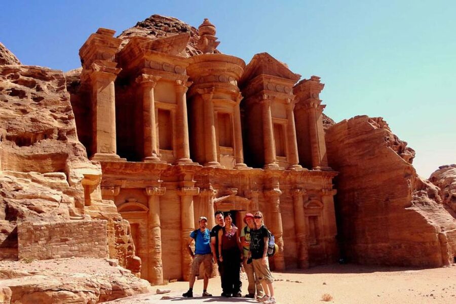 From Sharm ElSheikh: The Lost City (Petra) Day Tour by Ferry - The route: Sharm to Taba ferry to Jordan, then into the Petra area