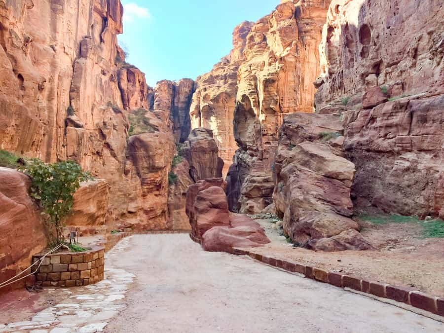 From Tel Aviv: Full-Day Trip to Petra with Roundtrip Flights - Petra Entrance to the Treasury: The Siq and the First Jaw-Drop Moment