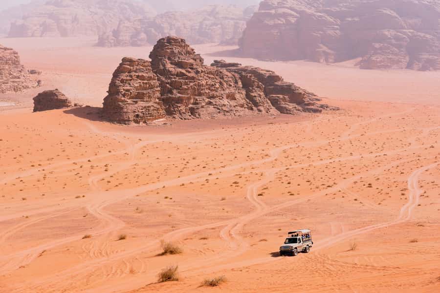 From Tel Aviv: Petra & Wadi Rum 2-Day Tour with Bedouin Tent - Wadi Rum Jeep safari: the desert you see from inside it