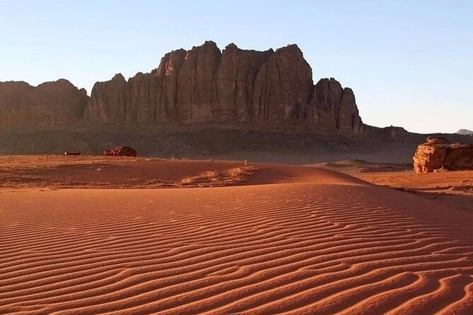 Full-Day Jeep Tour in Wadi Rum with Overnight Stay - Abu Khashaba Canyon: a sand and rock hourglass scramble