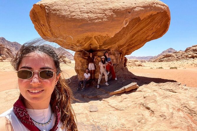 Full Day Jeep Tour + Night Under the Stars - Khazali Canyon and Nabatean Inscriptions