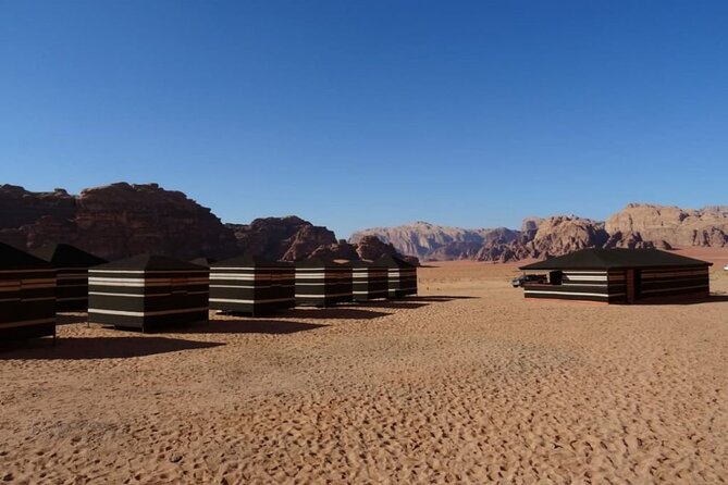 Full Day Jeep Tour with Overnight in Bedouin Camp - Lawrence’s House, Mushroom Rocks, and Burdah Rock Bridge