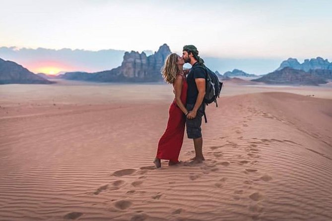 Full Day Jeep Tour with Overnight in beduin Camp Stay! (All Meals Included) - Al Ramal Red Sand Dune: the iconic climb