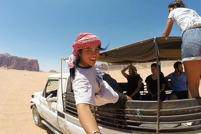 Half-Day Jeep Safari "Wadi Rum Highlights!" w/ Professional Bedouin Guide - The Jeep ride experience: where you sit changes everything