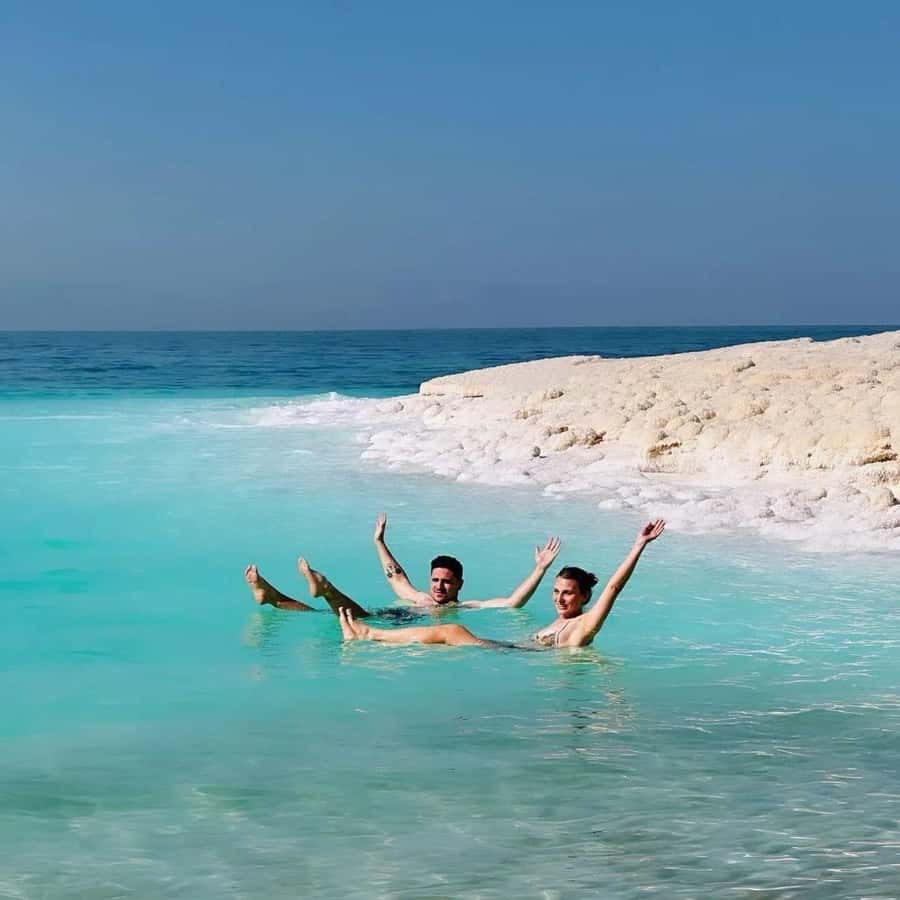 Half Day Tour Dead Sea , Pink Lake, Crystal beach From Amman - Dead Sea beach time: floating, mud, and lunch without the hassle