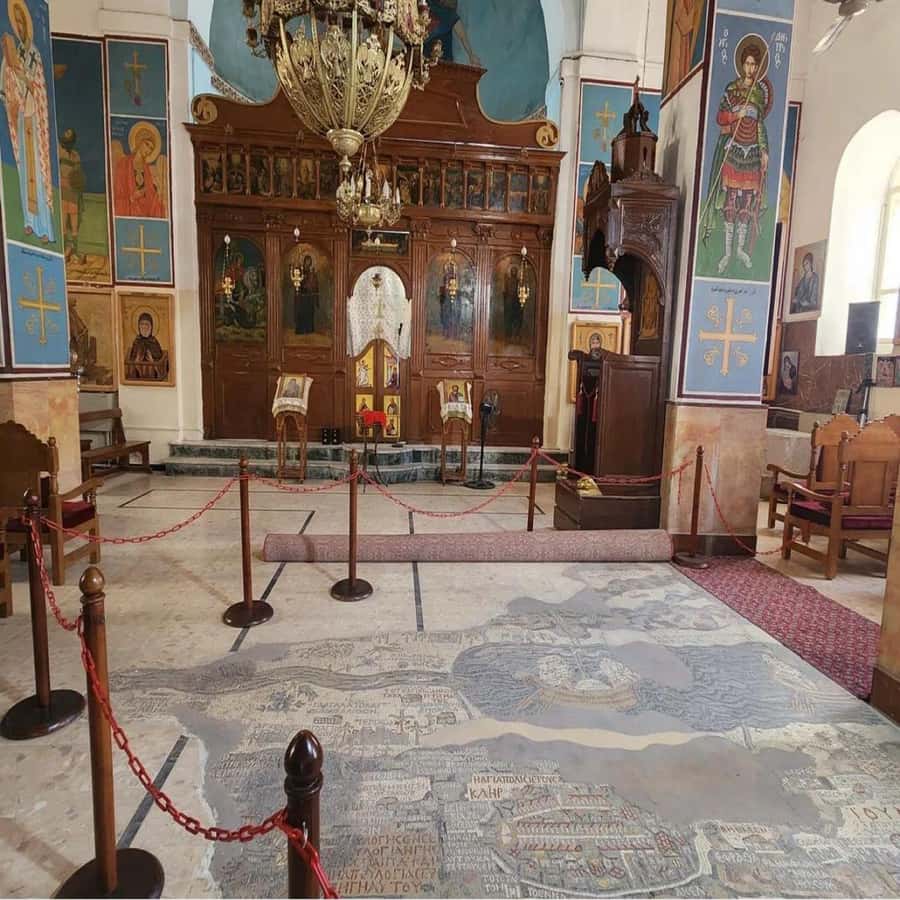 Half Day Tour To Madaba and Mount Nebo From Amman - St. John the Baptist Roman Catholic Church, a calmer church visit with personality