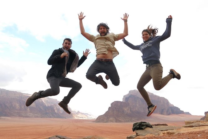 Jeep Tours in Wadi Rum with Bedouin Guide 2,3,4,5 hours | Magic Bedouin Star - Jebel Khazali: short canyon walk with inscriptions