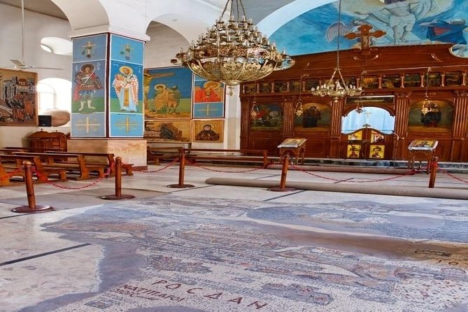 One Day Dead Sea-Ma'daba-Mount Nebo-Baptism Site Tour from Amman - Madaba Mosaic Map, the Perfect First Stop