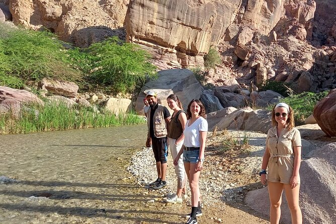 One Day Hiking Wadi Al Hasa Canyon - Reaching the waterfall and using those natural pools
