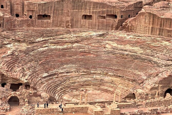 Petra Highlight Tour with Private Guide Sami Nawafleh | 2.5 Hours - Nabatean Theatre to the Royal Tombs view: the Petra moment people remember