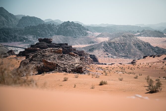 Petra to Wadi Rum Trek - 6 Days - Days 3: Wild desert mountains, then down toward the Jordan Valley
