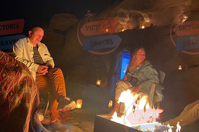 Private Outdoor bedouin Dinner in Petra - Sunset over the Petra mountains from the 1400m viewpoint