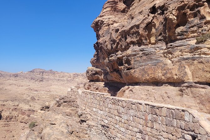 Private Petra Back Entrance Tour with Guide . - Royal Tombs viewpoints and the theater angle