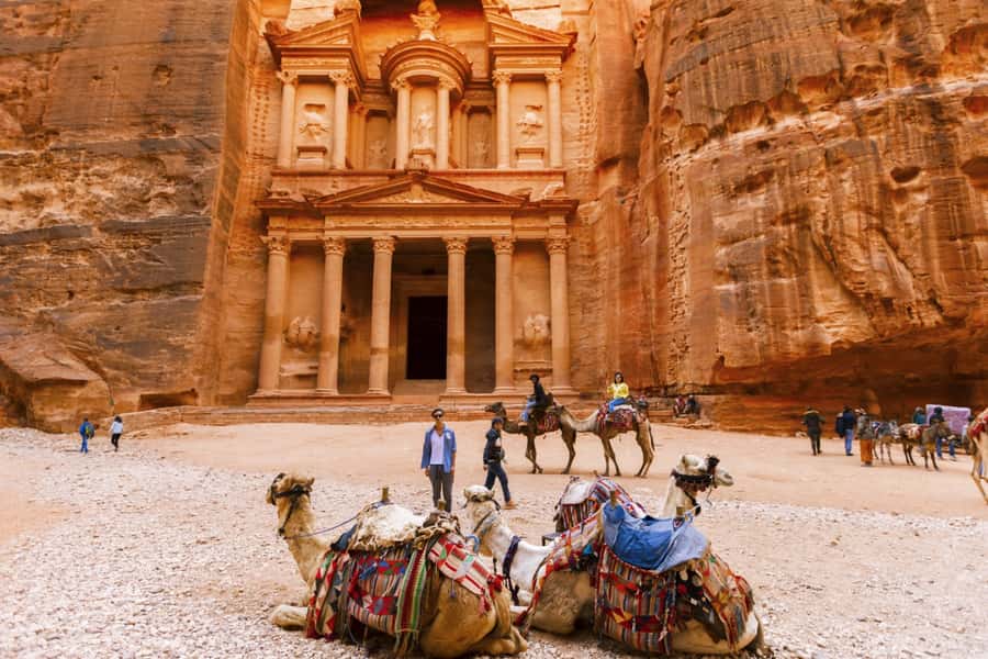 Tel Aviv: Petra & Wadi Rum 2-Day Tour with Bedouin Camp Stay - Early Morning Flight to Eilat Ramon, Then Into Jordan