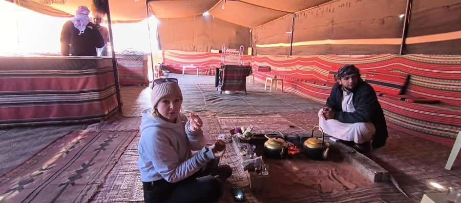 Wadi Rum: 2-Hour Jeep Tour with Bedouin Tea - Stop 1: Al Ramal Red Sand Dune photo stop and sandboarding