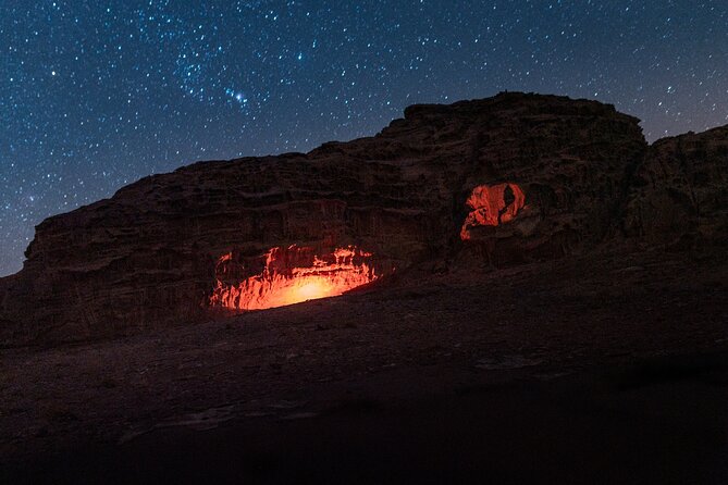 Wadi Rum Cave Camping with Jeep Tour - Sand surfing in the dunes: Fun, but don’t treat it like a drive-by