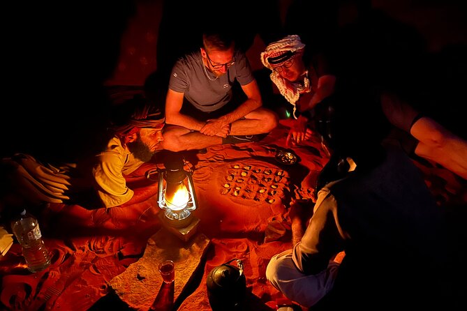 Wadi Rum Cave Camping with Jeep Tour - Um Alsamn Rock Bridge and Chicken Rock: The Day’s Final Big Wow