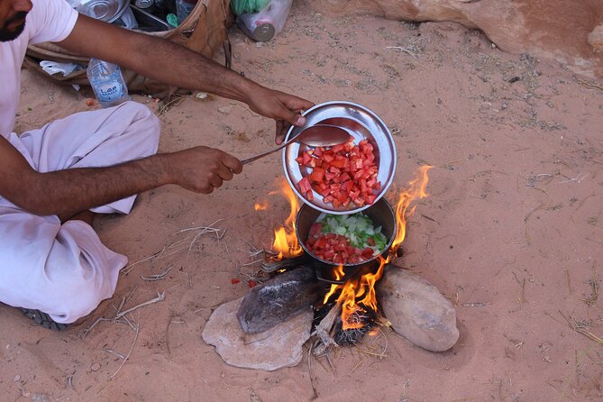 Wadi Rum Full Day Jeep Tour - Khazali Canyon and the Nabatean inscriptions you can actually read