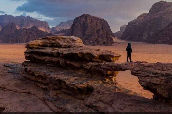 Wadi Rum Full Day Jeep Tour + Overnight in Bedouin Camp & Dinner - White Desert contrast, Abu Khasaba Canyon walk, and the canyon-to-quiet pacing