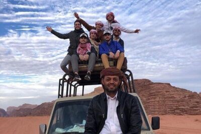 Wadi Rum Half-Day 4×4 and Camel Tour