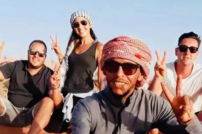 Wadi Rum overnight jeeptour - 1 Day/ 1 Night - Mushroom Rock, Burdah rock bridge, and the “scramble if you want” stops