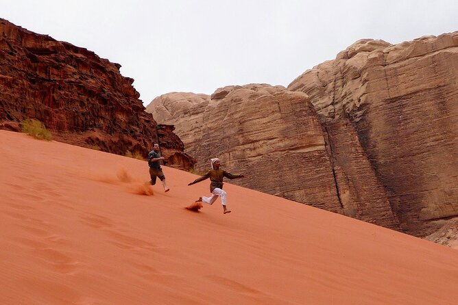 Wadi Rum Short Tours - Big red sand dune climb, the view plus the down-to-earth fun